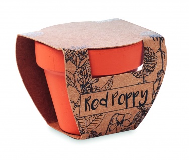 Logo trade promotional gifts picture of: Terracotta pot 'poppy'