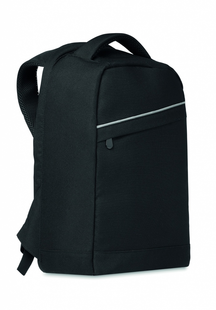 Logo trade promotional giveaways picture of: 600D RPET backpack