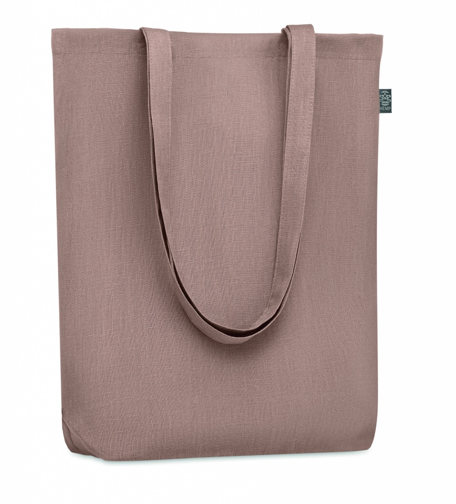 Logo trade corporate gifts image of: Shopping bag in hemp 200 gr/m²