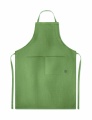 Hemp adjustable apron 200 gr/m², Green