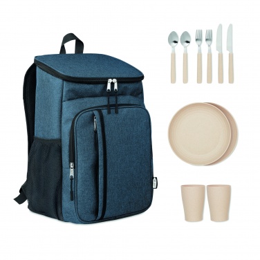 Logo trade promotional products image of: Outdoor cooler bag 600D RPET