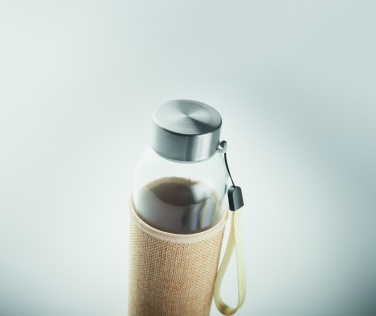 Logotrade business gifts photo of: Glass bottle in pouch 500ml