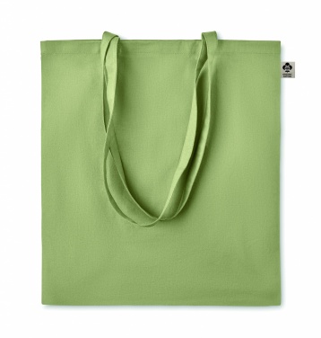 Logo trade promotional merchandise photo of: Organic cotton shopping bag