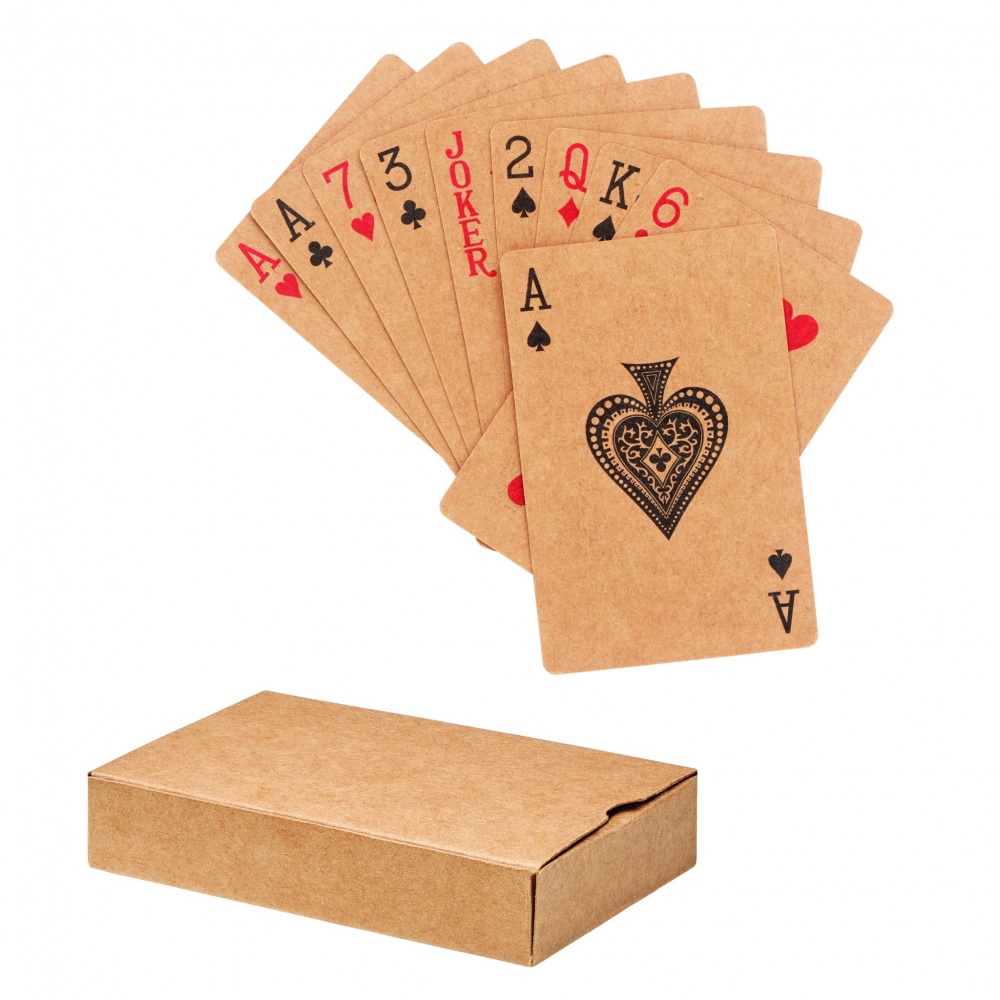 Logotrade promotional product picture of: Recycled paper playing cards