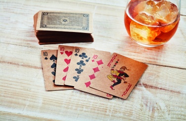 Logo trade promotional merchandise photo of: Recycled paper playing cards