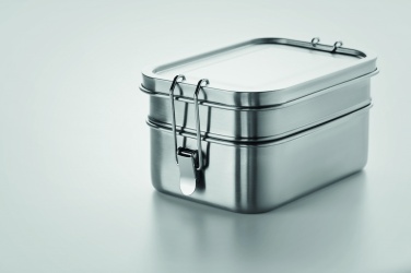 Logo trade corporate gifts picture of: Stainless steel lunch box