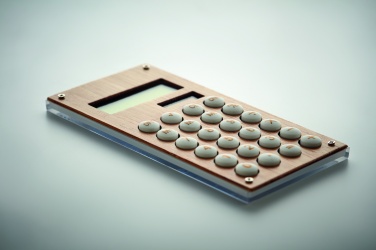 Logotrade advertising product picture of: 8 digit bamboo calculator