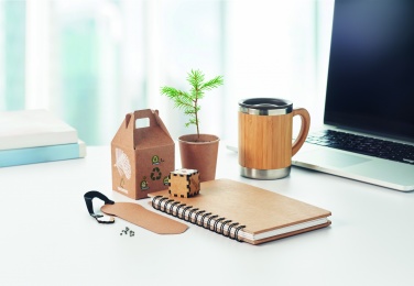 Logotrade advertising products photo of: A5 Pine tree GROWNOTEBOOK™