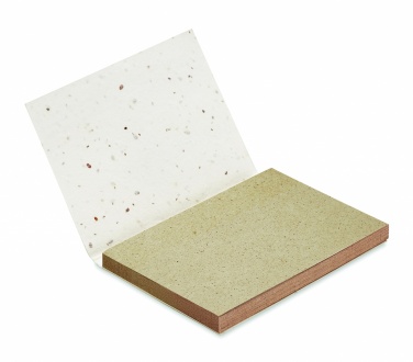 Logotrade corporate gifts photo of: Grass/seed paper memo pad