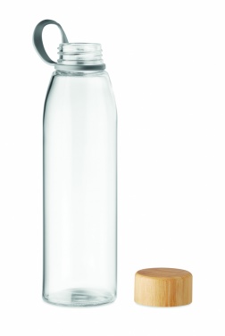 Logo trade promotional giveaways image of: Glass bottle 500 ml