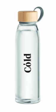 Logo trade promotional giveaway photo of: Glass bottle 500 ml