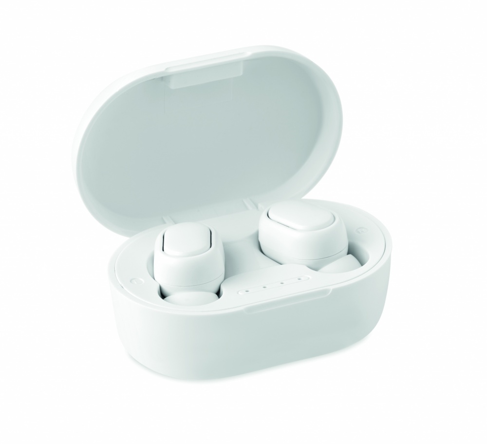 Logotrade promotional item image of: Recycled ABS TWS earbuds