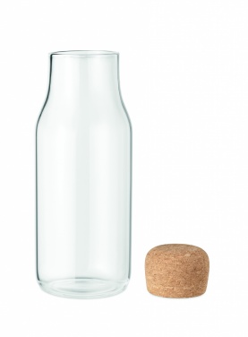 Logotrade promotional merchandise picture of: Glass bottle cork lid 600 ml