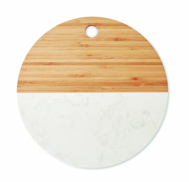 Logo trade corporate gifts picture of: Marble/ bamboo serving board