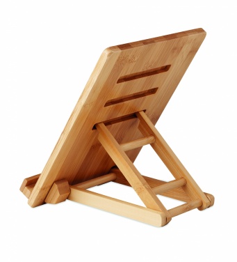 Logo trade promotional items image of: Bamboo tablet stand TUANUI