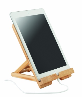 Logotrade promotional gift picture of: Bamboo tablet stand TUANUI