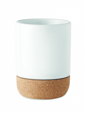 Logo trade promotional items image of: Sublimation mug with cork base