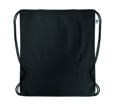 Logo trade promotional merchandise image of: Organic cotton drawstring bag