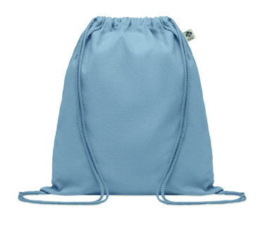 Logotrade corporate gift picture of: Organic cotton drawstring bag