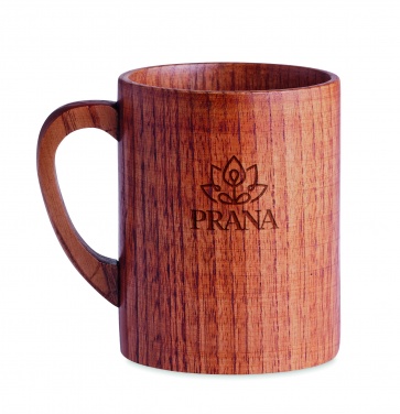 Logotrade promotional merchandise picture of: Oak wooden mug 280 ml