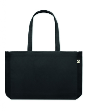 Logo trade promotional giveaways picture of: Canvas Recycled bag 280 gr/m²