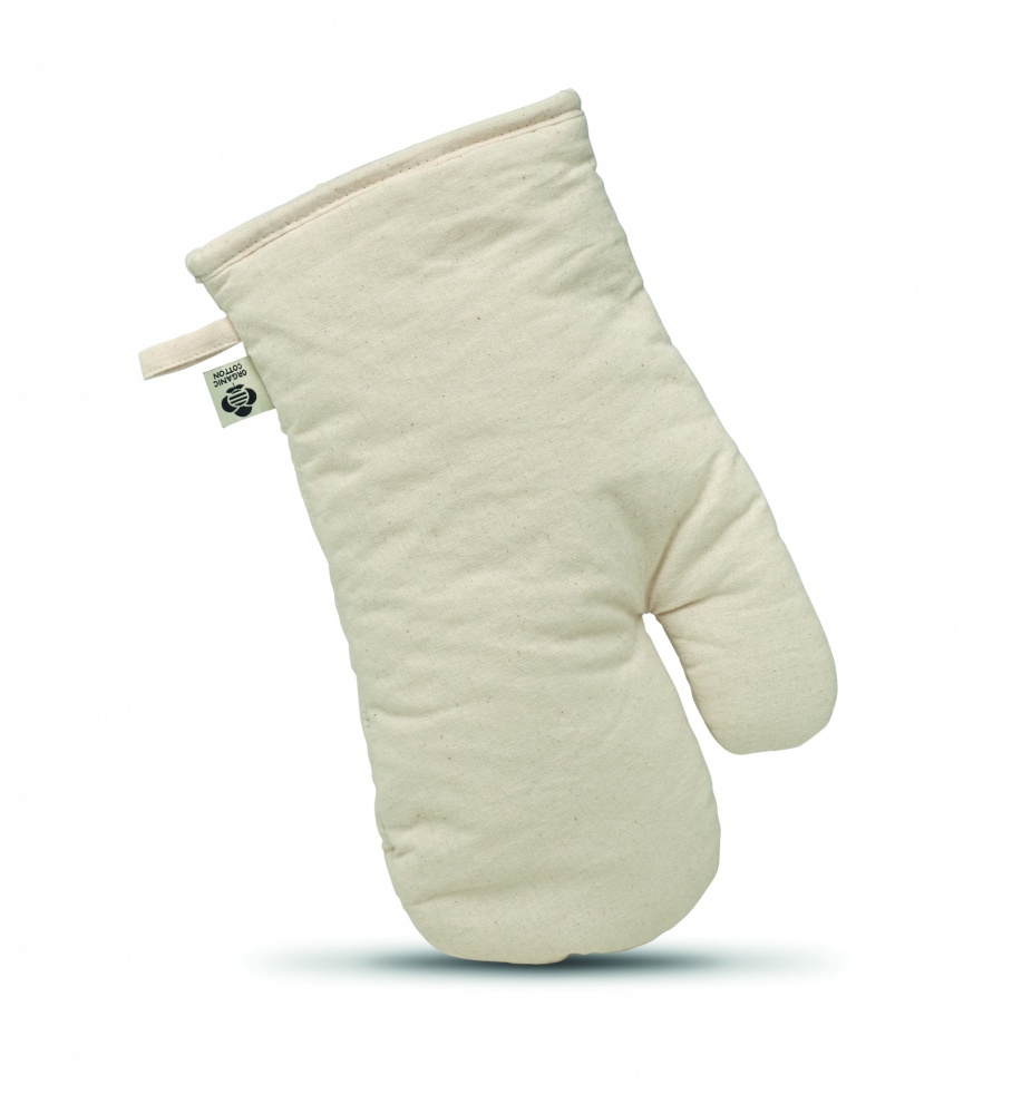 Logo trade business gifts image of: Organic cotton oven glove
