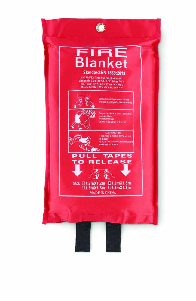 Logotrade promotional product picture of: Fire blanket in pouch 120x180