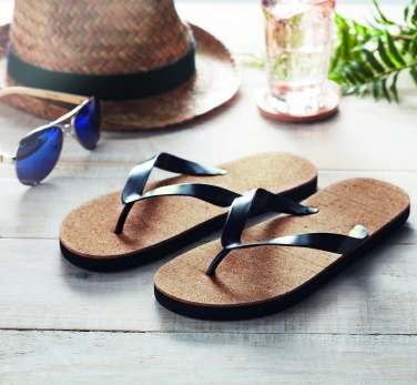 Logotrade promotional merchandise photo of: Cork beach slippers L