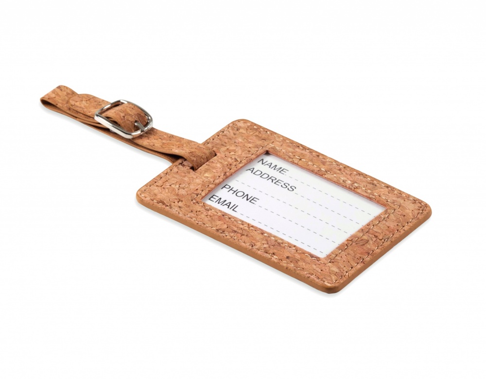 Logotrade corporate gift image of: Cork luggage tag