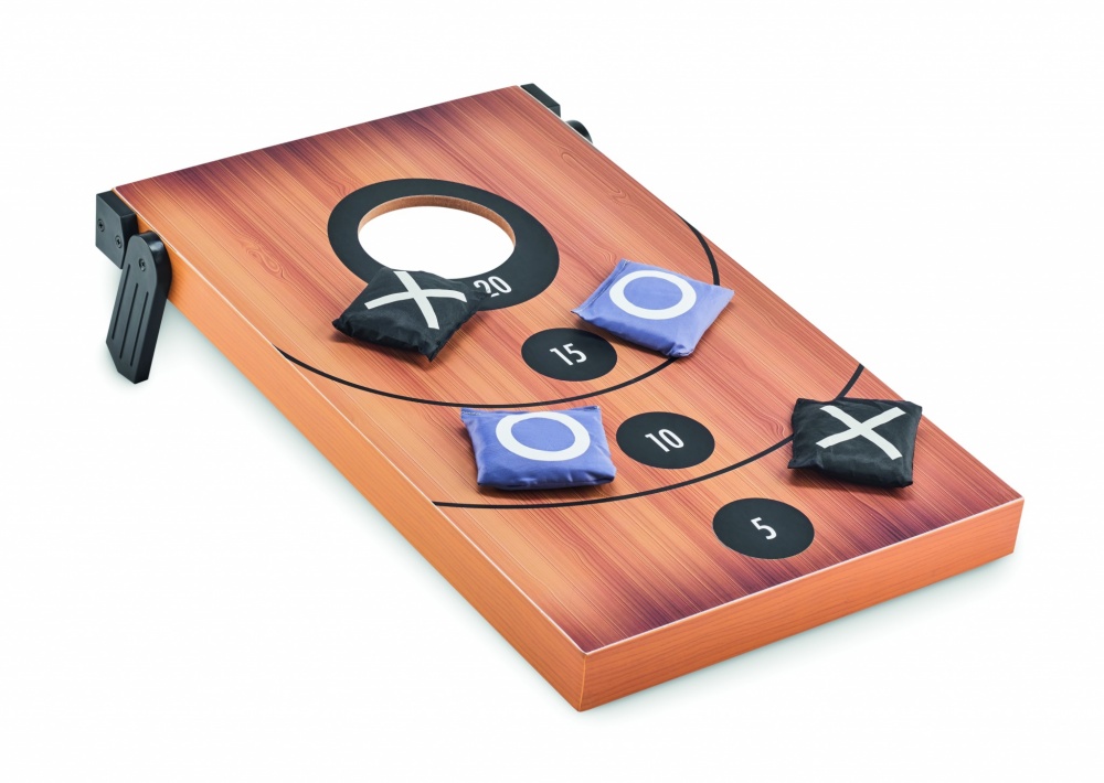 Logo trade promotional product photo of: Double sided MDF game set