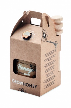 Logo trade promotional items picture of: Wildflower honey jar set 50gr