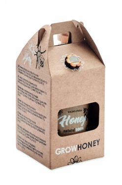 Logo trade advertising product photo of: Wildflower honey jar set 50gr