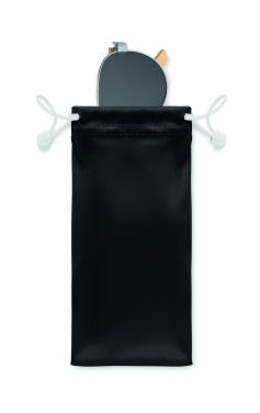 Logo trade advertising products image of: Bamboo sunglasses in pouch TARTU