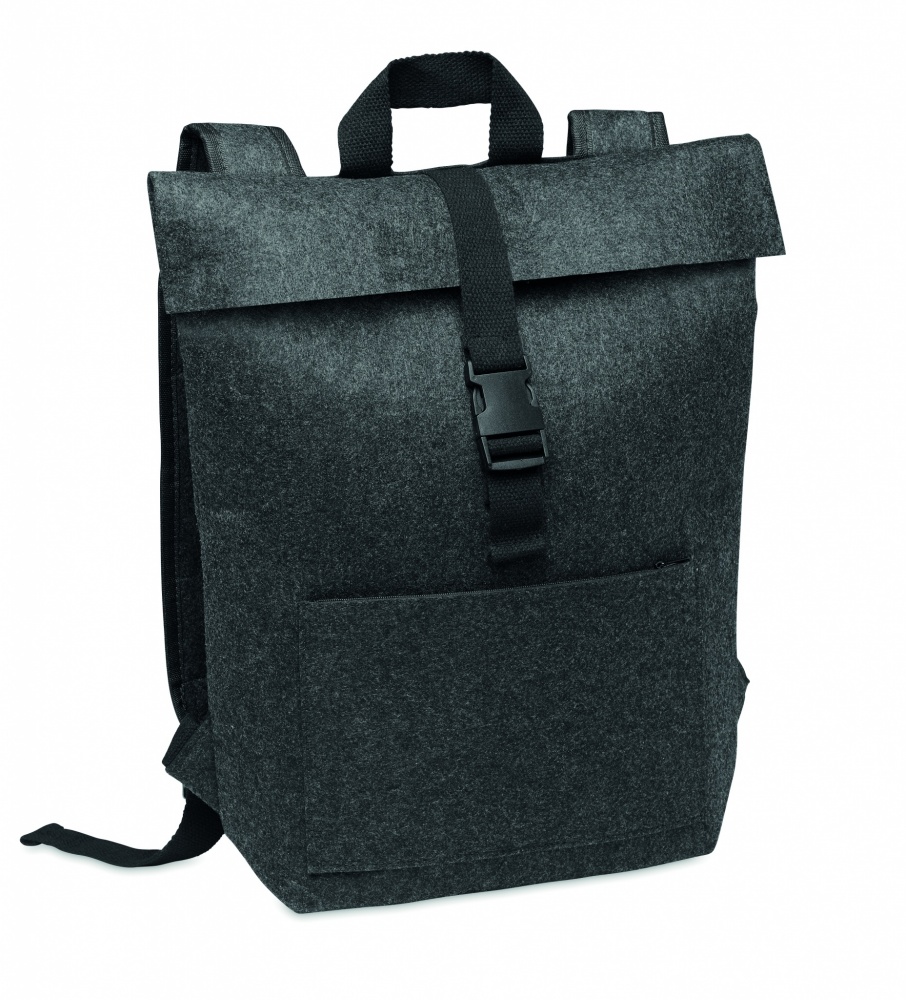 Logo trade advertising product photo of: RPET felt backpack