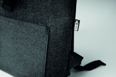 Logo trade business gift photo of: RPET felt backpack
