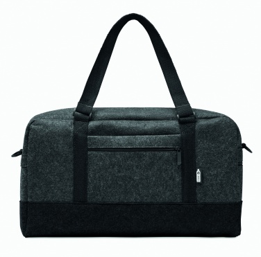 Logo trade promotional items image of: RPET felt weekend bag
