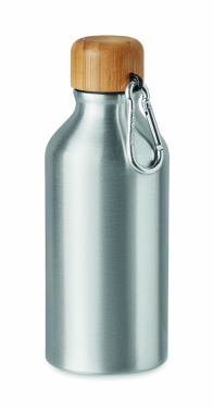 Logo trade promotional gifts image of: Aluminium bottle 400 ml