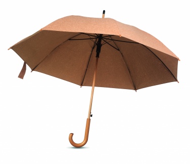 Logo trade promotional items picture of: 25 inch cork umbrella