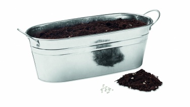 Logo trade corporate gift photo of: Zinc tub with 3 herbs seeds