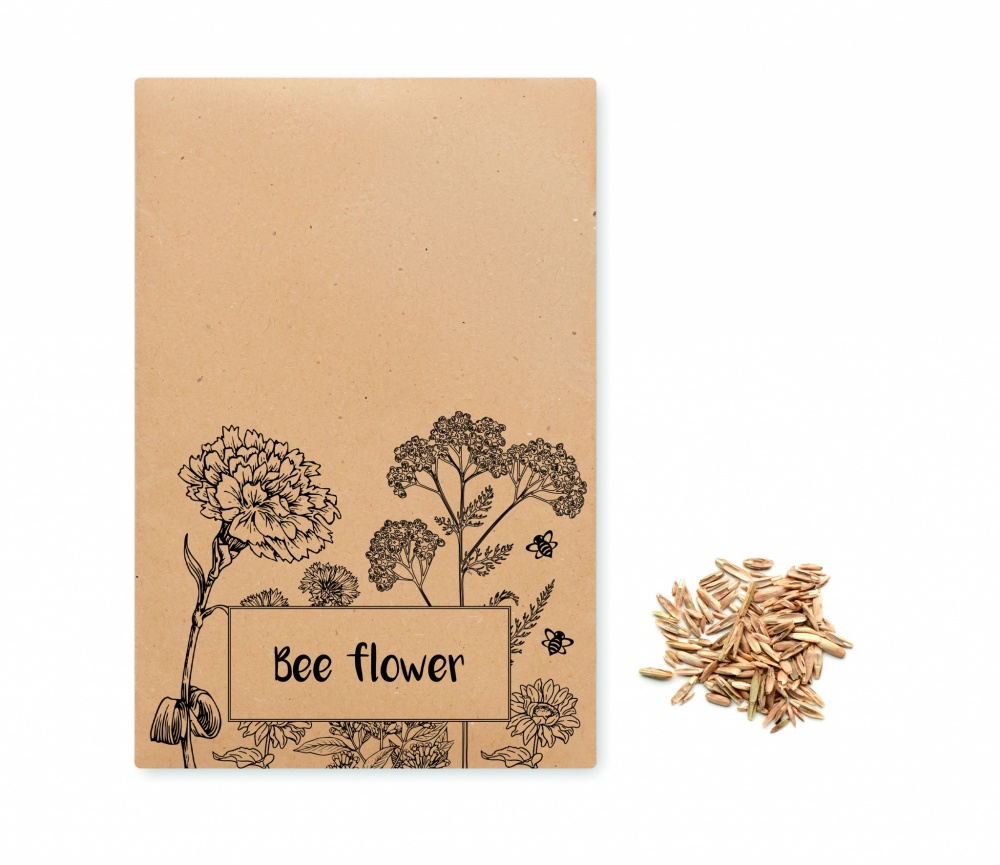 Logo trade advertising product photo of: Flowers mix seeds in envelope