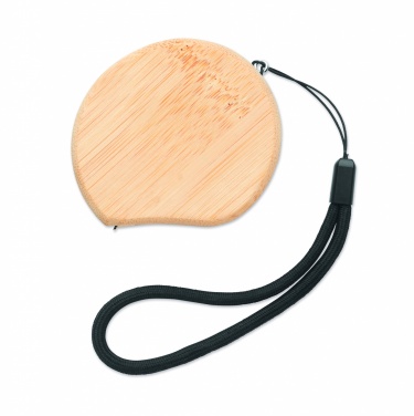 Logo trade advertising product photo of: Measuring tape in bamboo 2m