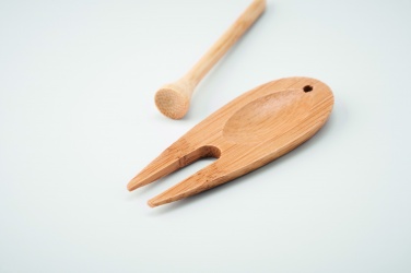 Logo trade advertising products picture of: Bamboo golf divot tool