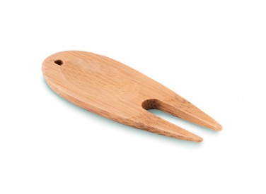 Logo trade promotional item photo of: Bamboo golf divot tool
