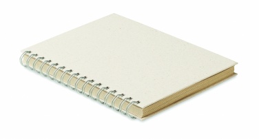 Logotrade promotional item picture of: A5 grass notebook 80 lined