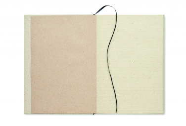 Logo trade corporate gifts image of: A5 grass notebook 80 lined