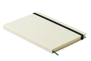 Logo trade promotional merchandise picture of: A5 grass notebook 80 lined