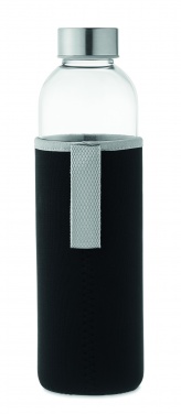 Logo trade promotional giveaways picture of: Glass bottle in pouch 750ml
