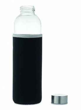 Logo trade promotional merchandise photo of: Glass bottle in pouch 750ml
