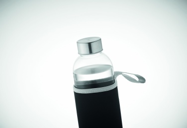 Logotrade promotional item picture of: Glass bottle in pouch 750ml