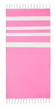 Logo trade promotional giveaways image of: Hamman towel blanket 140 gr/m²